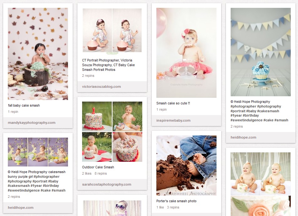 Cake Smash Free Template {1st Birthday Collage}