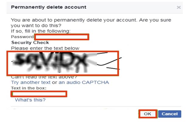 delete facebook account7 How to Delete Facebook Account
