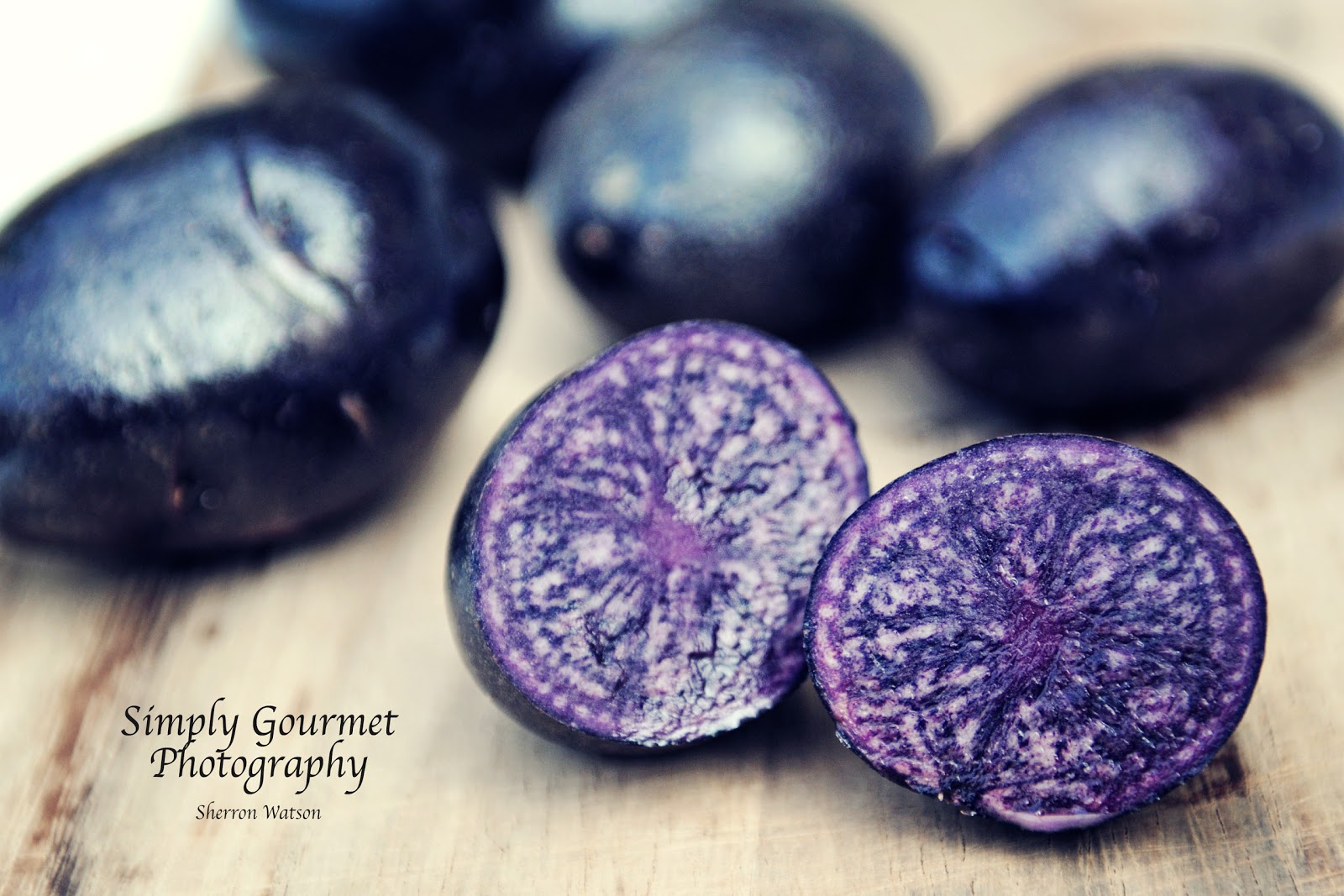 Simply Gourmet Purple Potato Soup Superbowlfood Ravens