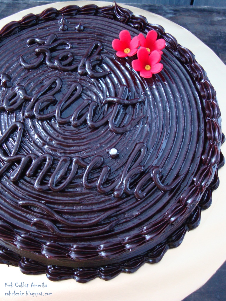 I Love Cake Kek Coklat Amerika