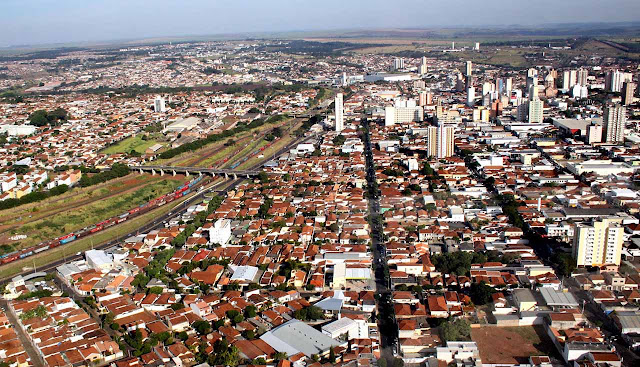 Vista aérea de Araraquara