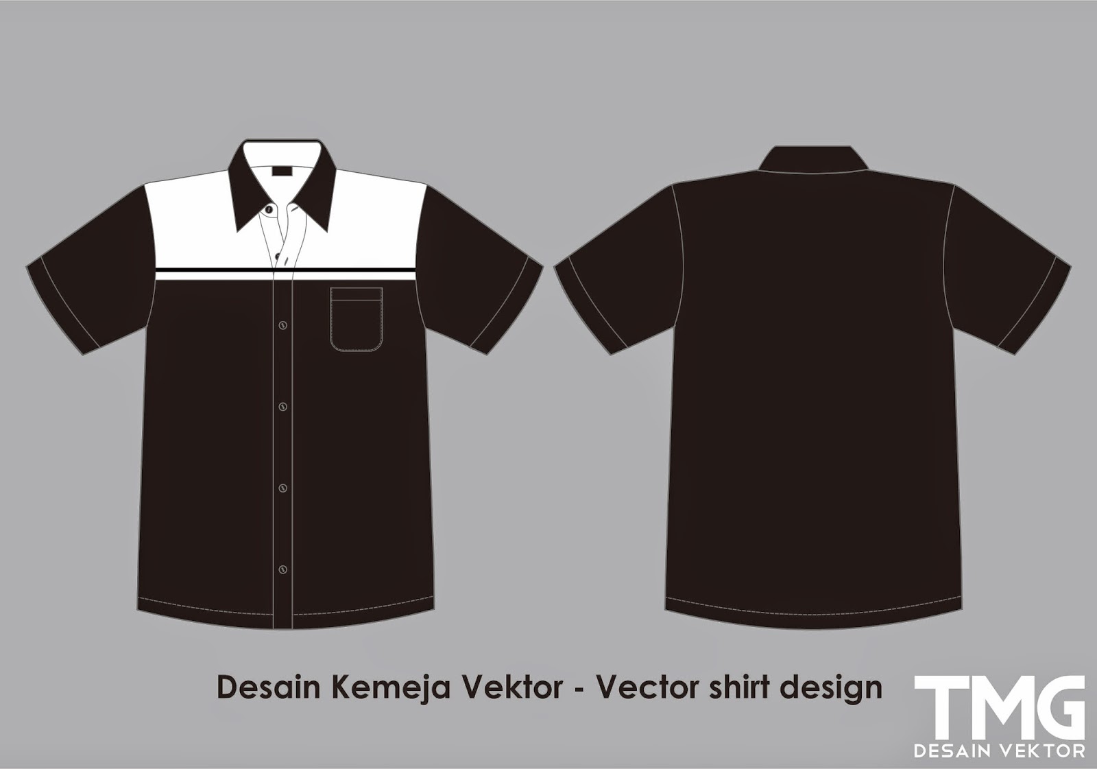 template kemeja vector  desain kemeja vektor terbaru tshirt 
