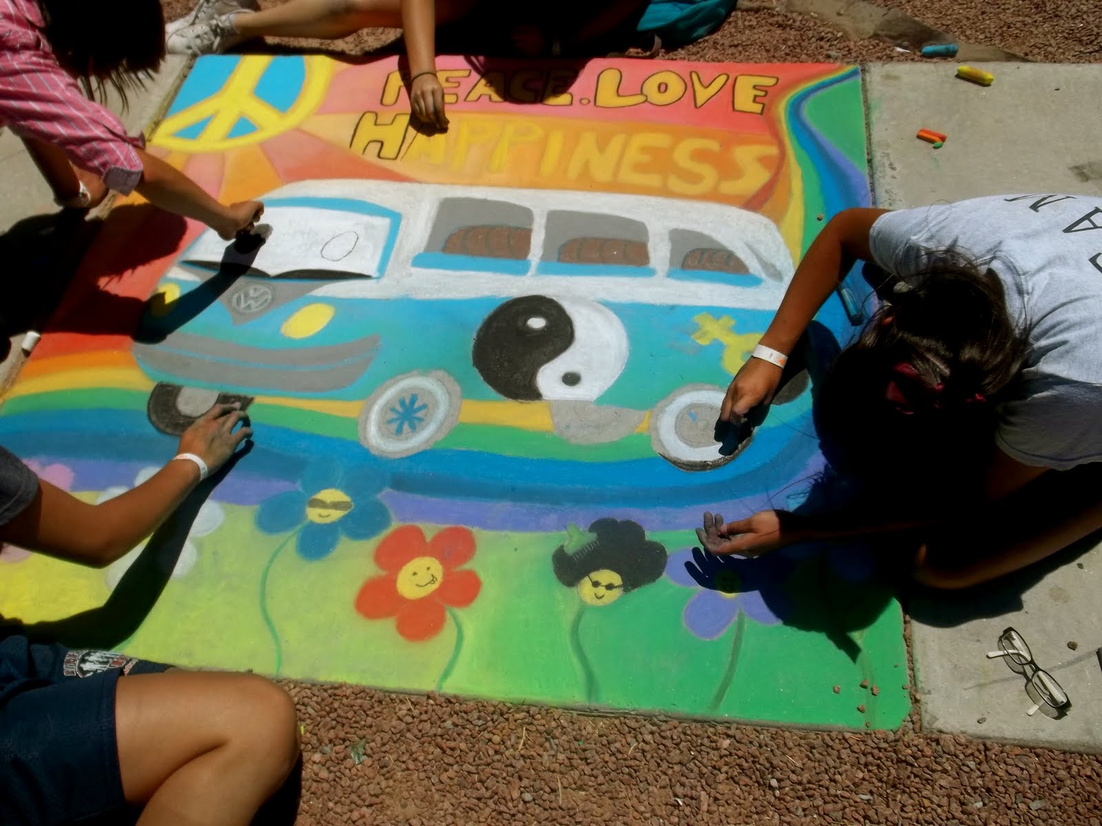 Living on the Border Life In El Paso, Tx Chalk to the Hand Sidewalk Chalk Festival at