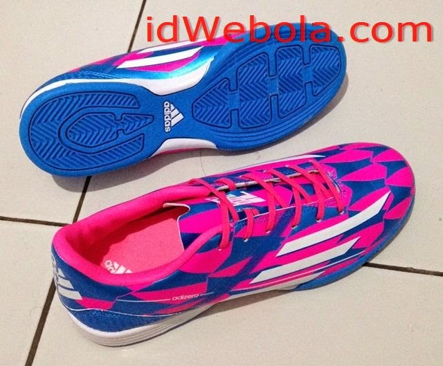 Sepatu Futsal Adizero Biru Pink Sepatu Futsal Adizero Biru Pink