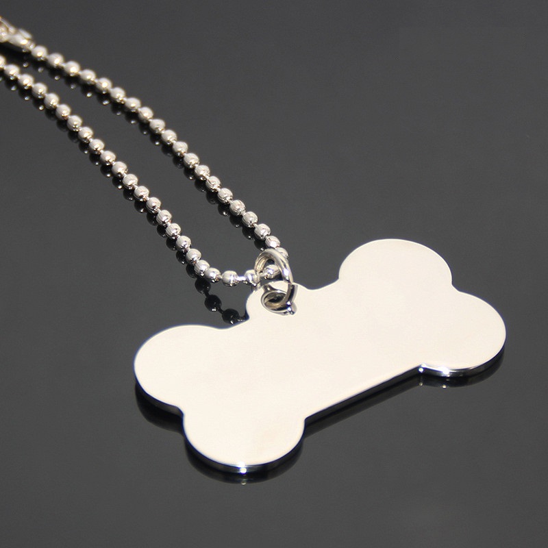 Hadiah Store Custom Engrave Dog Bone Necklace (RE 25)