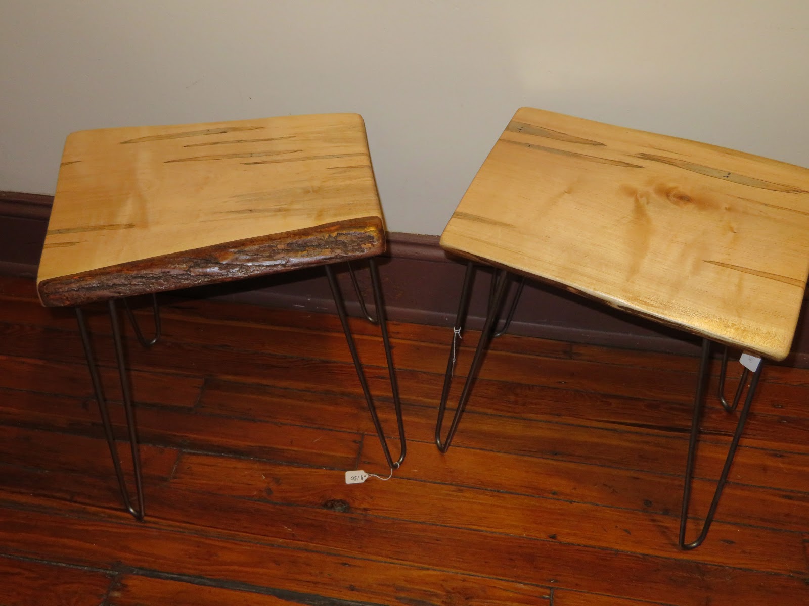 Brendan S Rustic Handcrafts Ambrosia Maple End Tables Sold