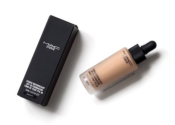 MAC Studio Waterweight SPF 30 Foundation NC35 Review Swatches