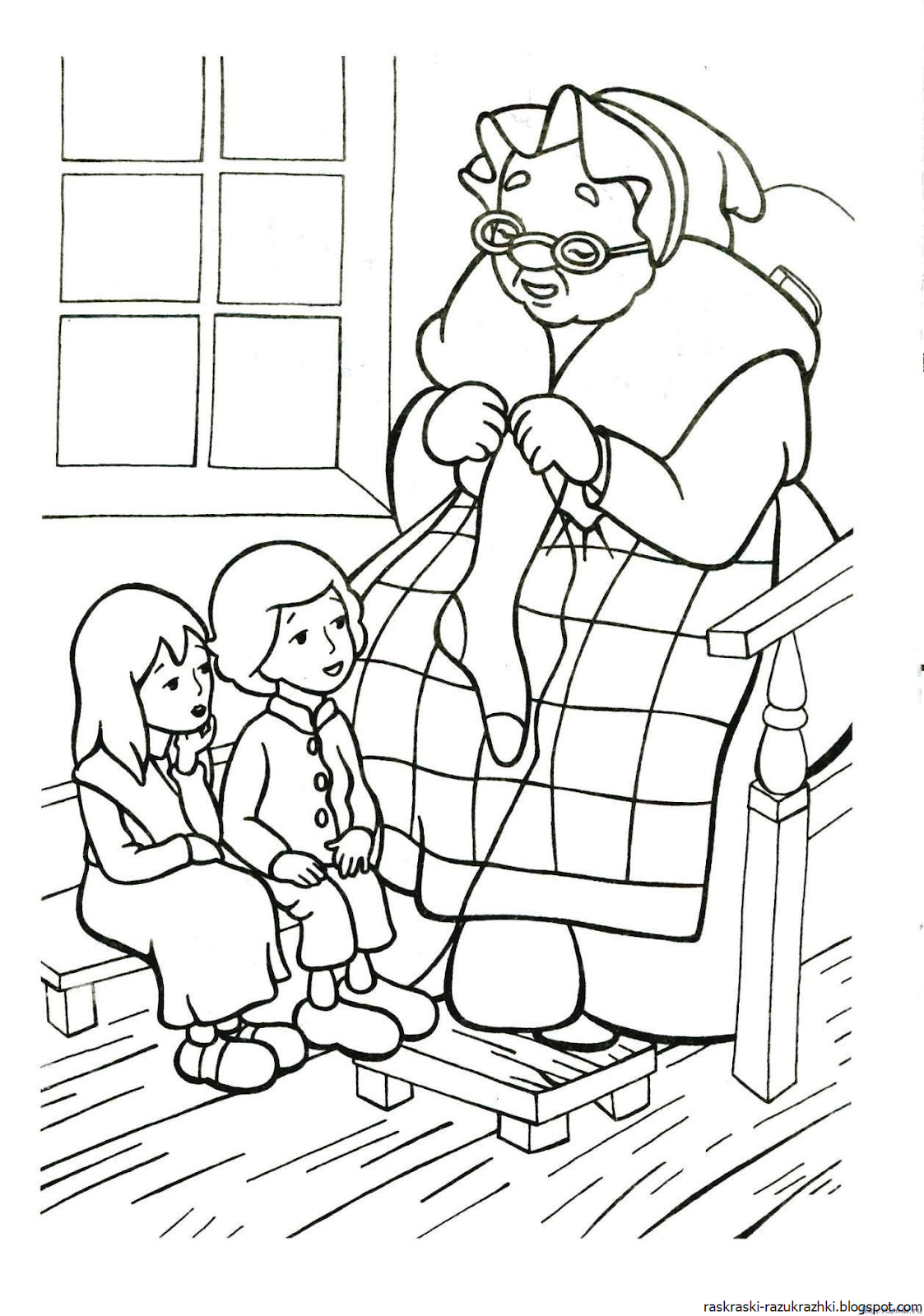 Снежная Королева Раскраска