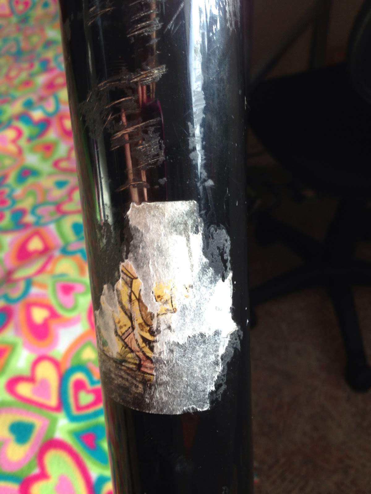 Jess' Crunchy Corner How to get rid of the stickiness under stickers