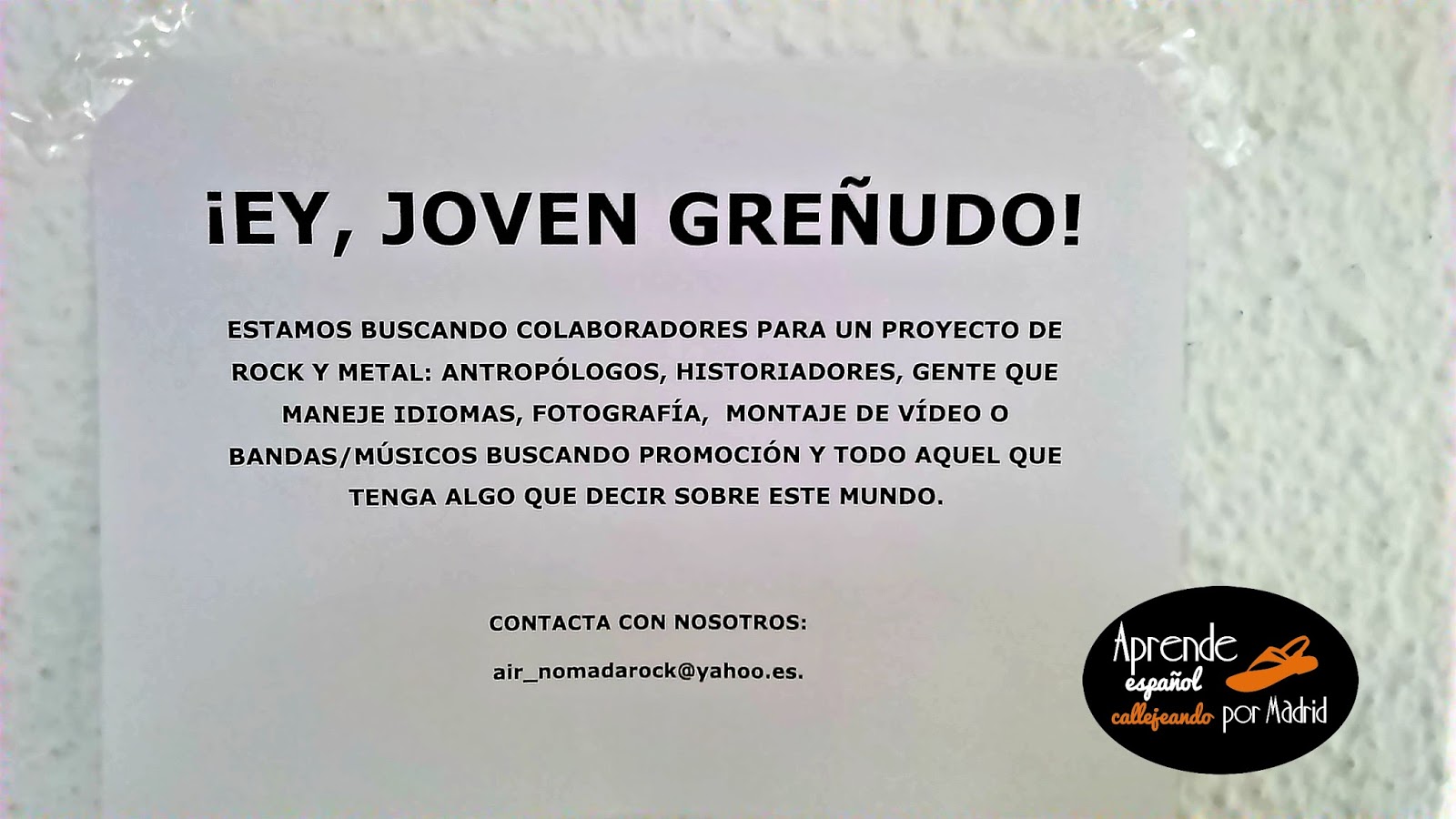 Boludos y boludas Aprende español callejeando por Madrid