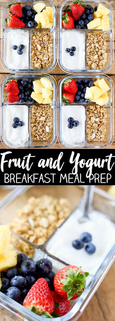 Breakfast Meal Prep Fruit And Yogurt Bistro Box