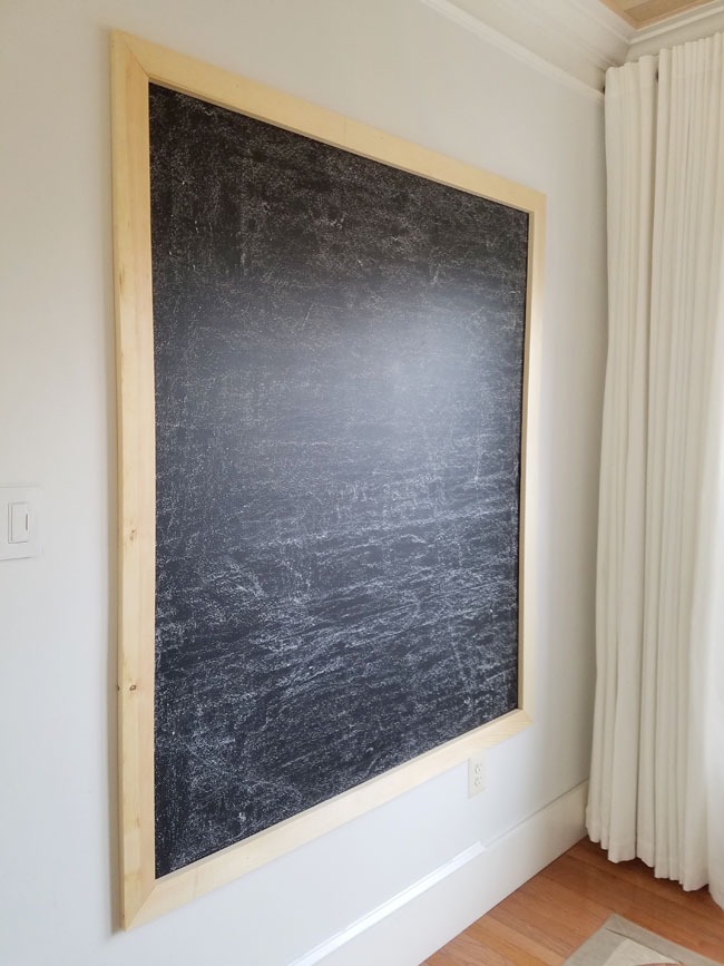 Easy to Make BIG Chalkboard Remodelando la Casa