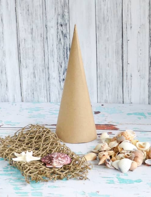 How to Make Seashell Cone Tree