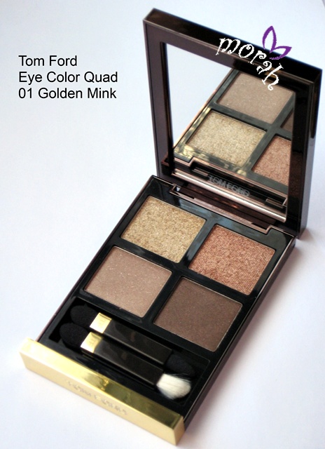 Absolut tæt gå på indkøb Morah Makeup Blog: Tom Ford Eye Color Quad 01 Golden Mink Review, Swatches  and Comparisons