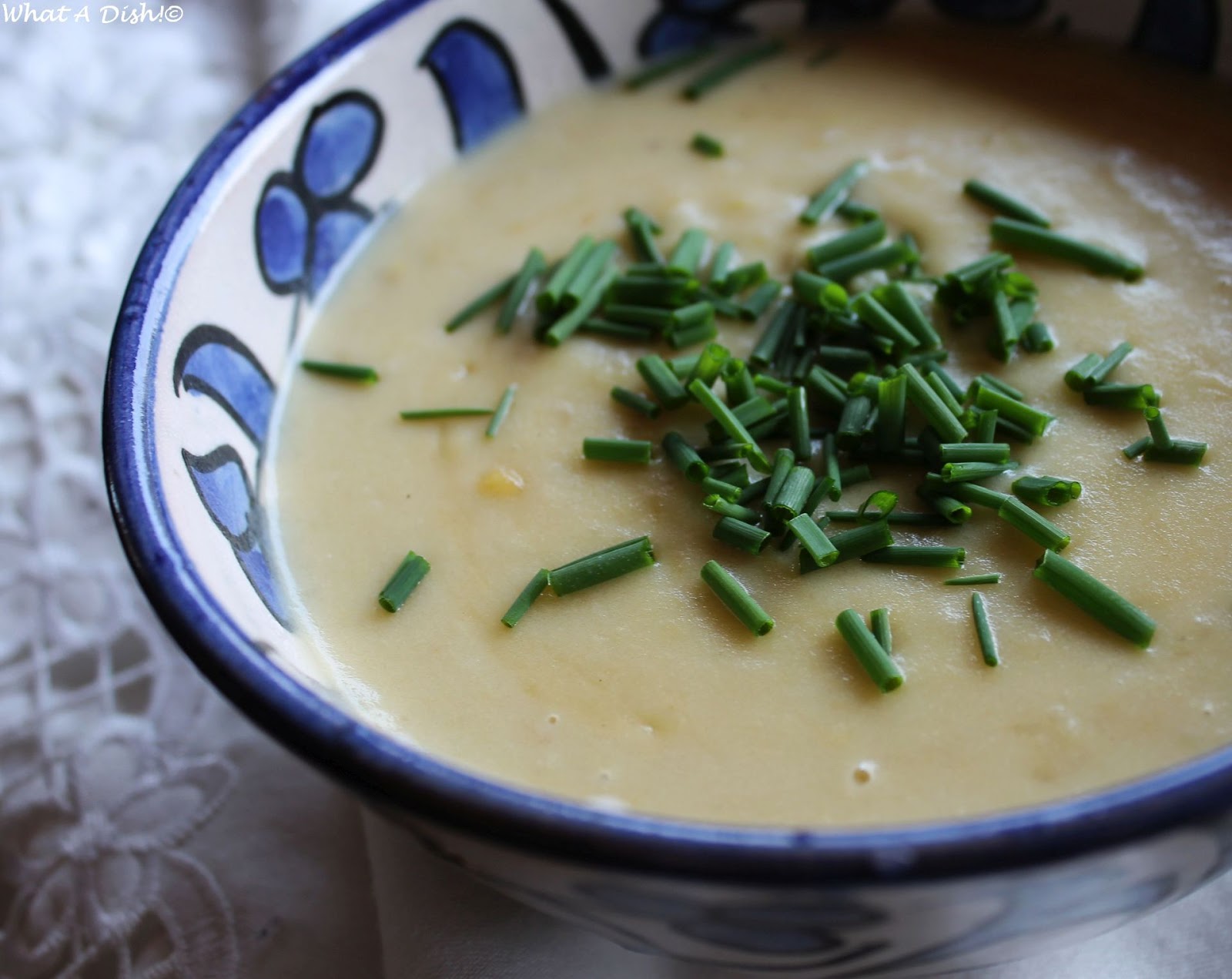 What A Dish! Vichyssoise Leek and Potato Soup