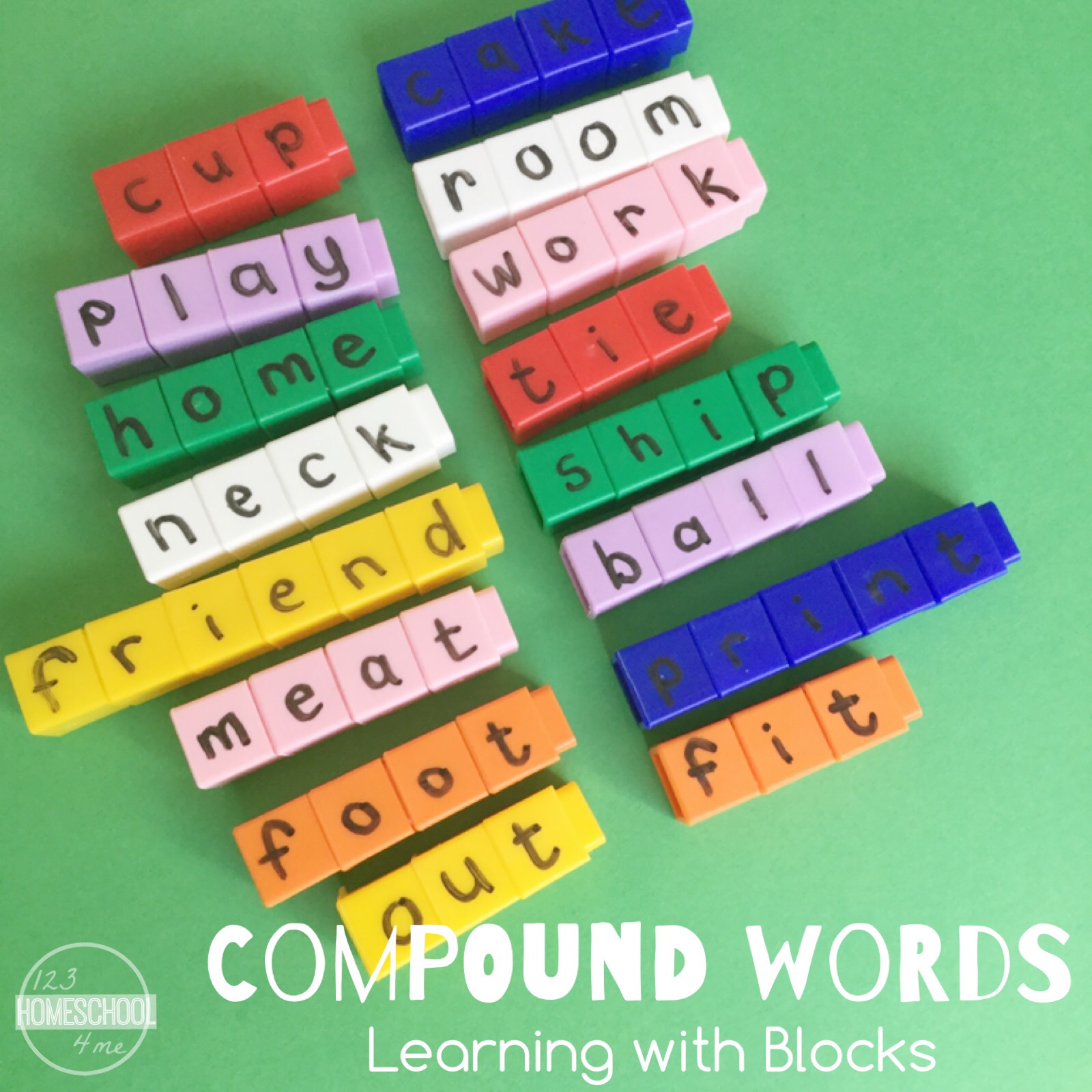 learning compounds words through play with this hands on educational activity