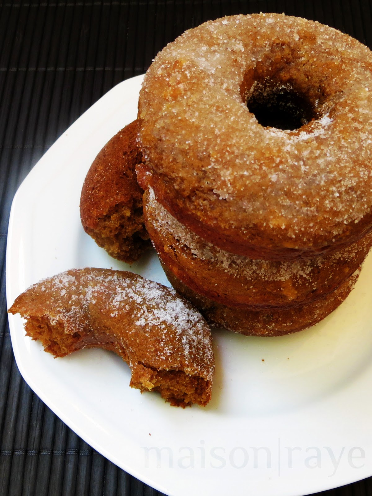 maisonraye Molasses Doughnuts (Baked!)