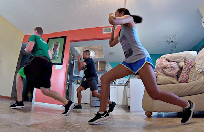 Insanity Max 30, Max Out Strength, Florida Beachbody Coach, Filipino Beachbody Coach, Digital Nomad Beachbody Coach, Working out with my daughter, Free Trial Beachbody on Demand, Insanity Max 30 for Free