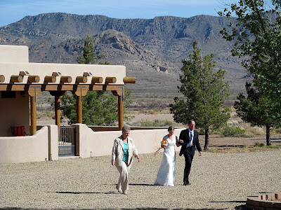 bride at outdoor wedding