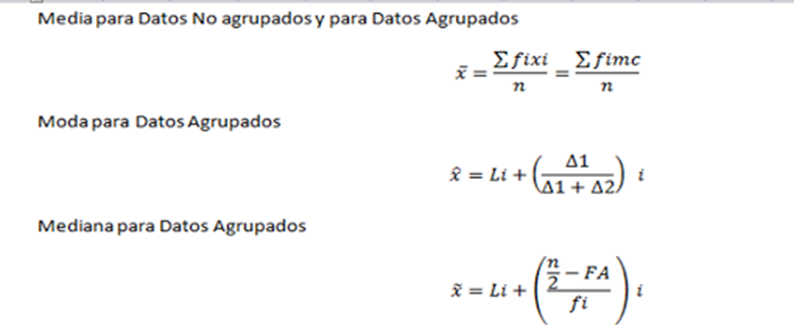 que es medida de tendencia central para datos no agrupados que es medida de tendencia central para datos no agrupados