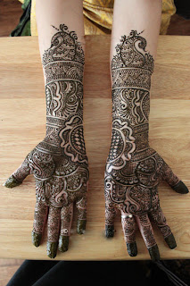 Full Hand Latest Bridal Mehndi Design 2012