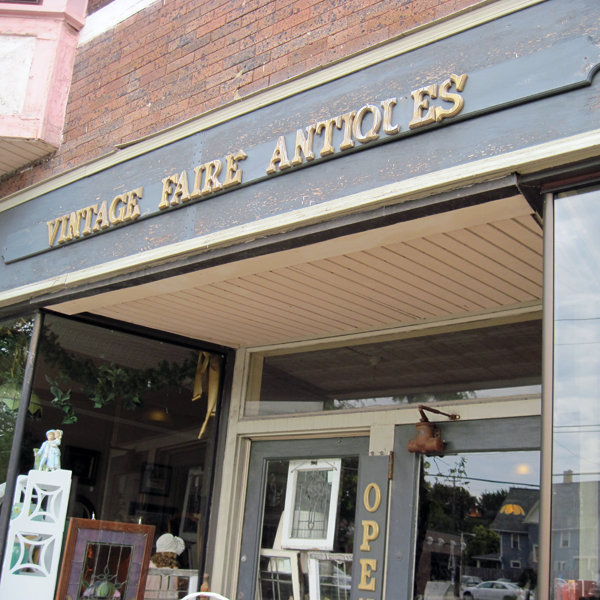What's in Cleveland Antiquing in Lakewood Vintage Faire Antiques
