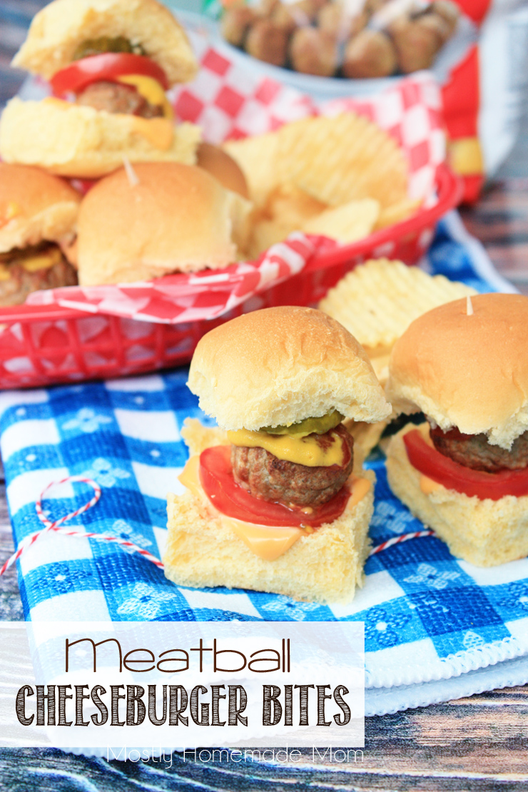 Meatball Cheeseburger Bites Mostly Homemade Mom