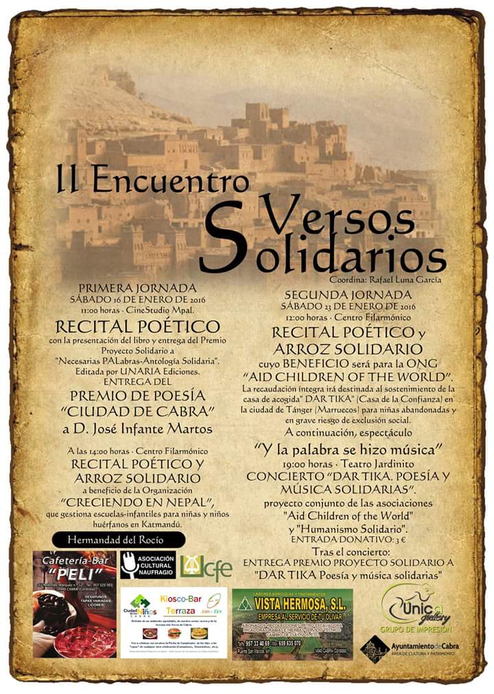 II Encuentro Versos Solidarios