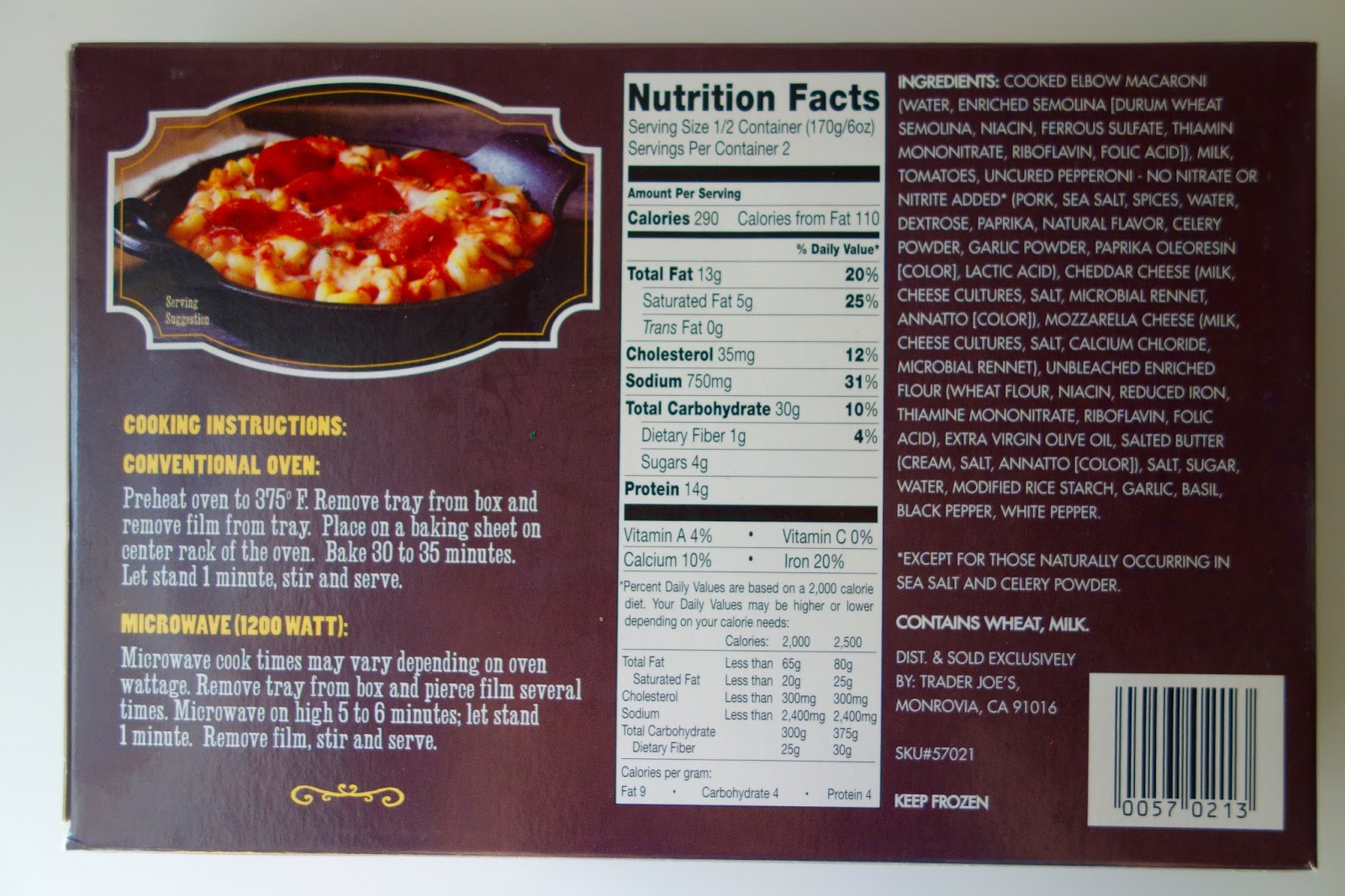 Pizza Mac And Cheese Trader Joes