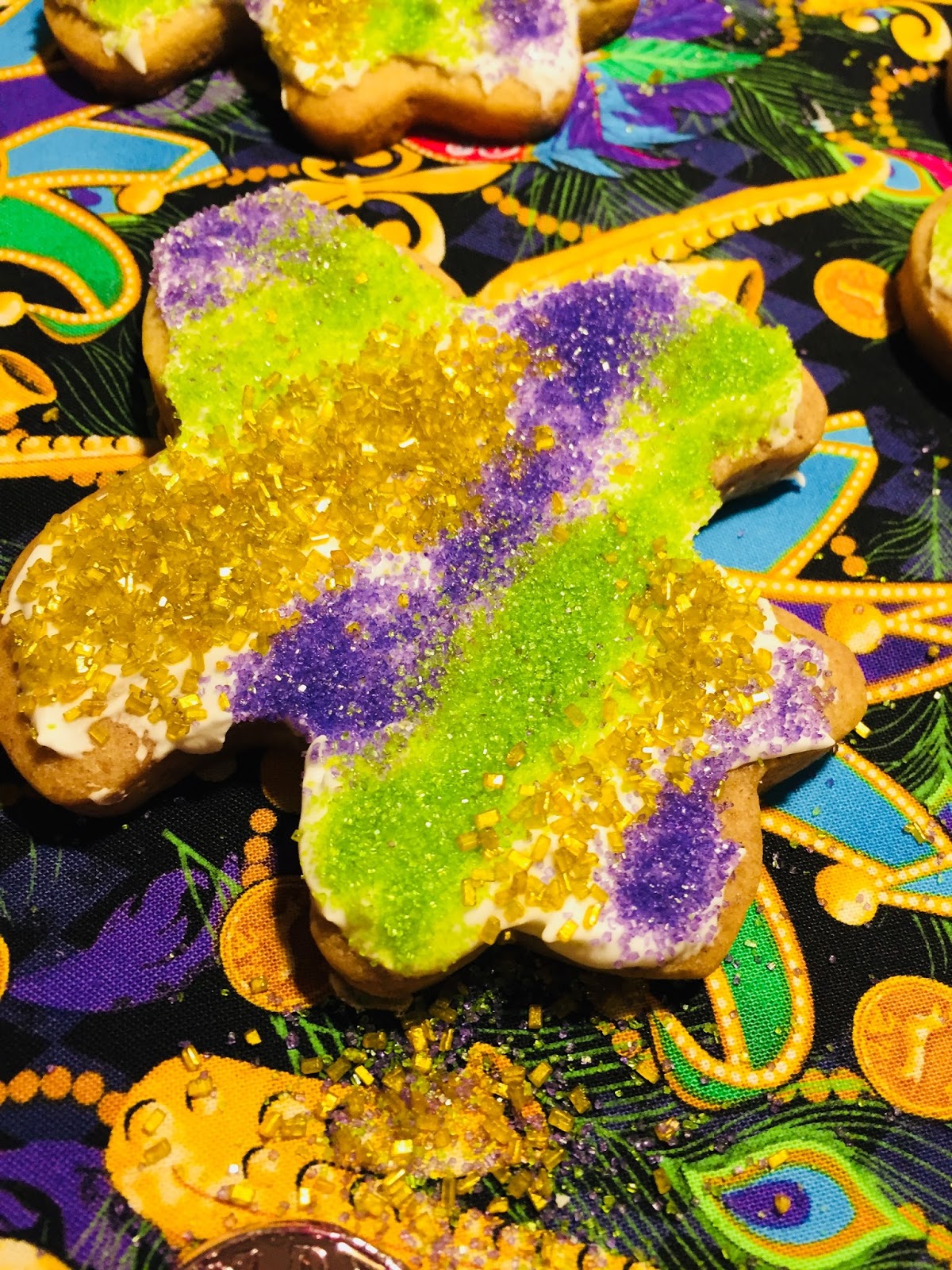 mardi gras cookies