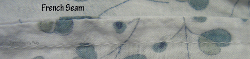 Learn how to sew French seams ~ Threading My Way