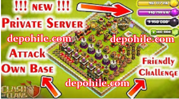 Clash of Clans PlenixClash 9.256 Gems,Altın Sınırsız Hileli Apk