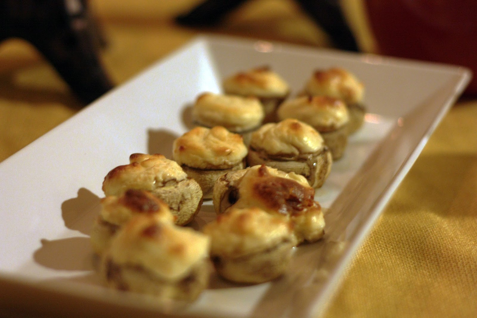 Fisher's Mommy: Cheese Stuffed Mushrooms