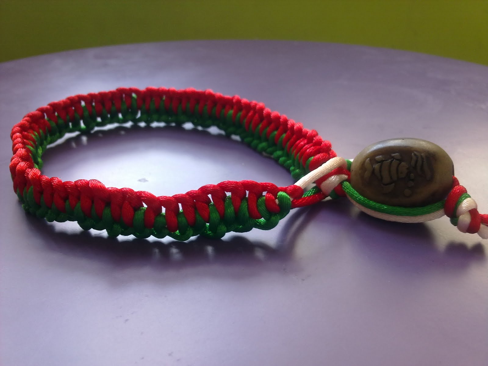 YIEN'S DIY JEWELLERY YOUR HEART COLORFUL KNOTTING STRING ANKLE BRACELET