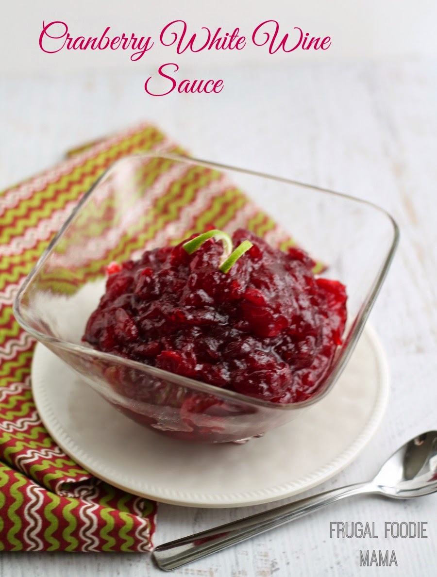 Cranberry White Wine Sauce- Forget the canned stuff for your holiday dinner! This classy homemade cranberry sauce takes just 4 ingredients and 15 minutes to make.