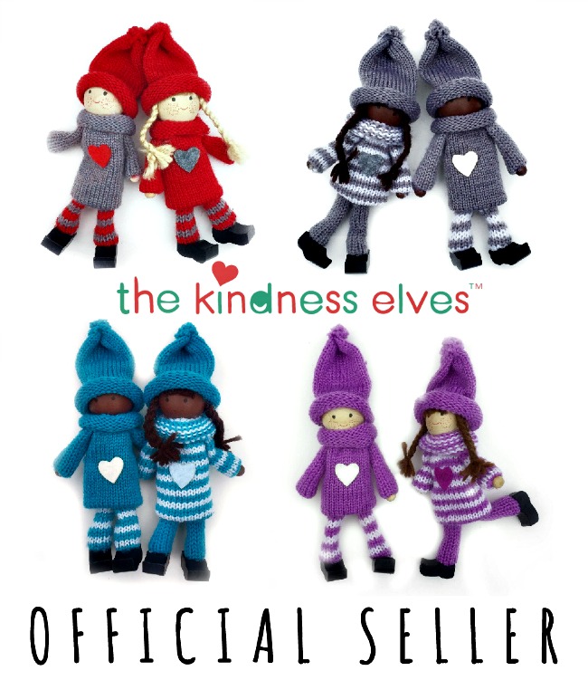 The Kindness Elves as an alternative to the popular kids Christmas tradition of Elf on the Shelf. Encouraging small acts of kindness and good deeds these magical elves teach children how to be kind and thoughtful. 