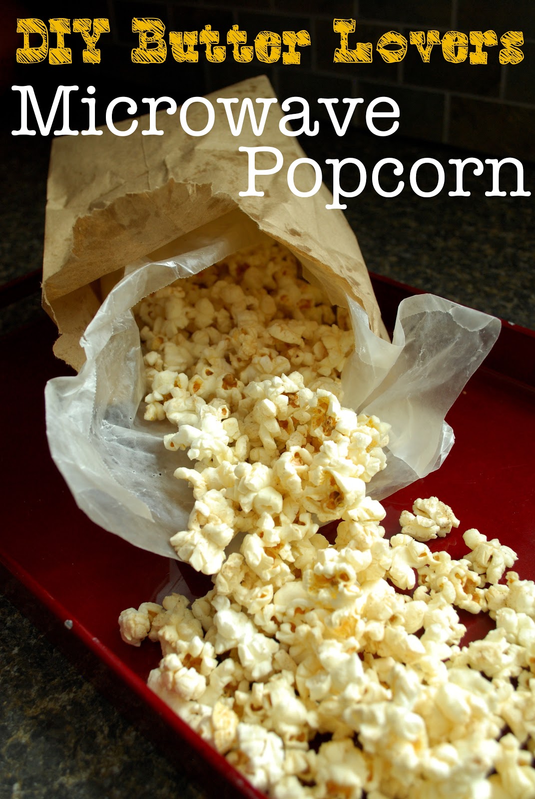 Homemade Microwave Popcorn  How to Make Popcorn in Microwave