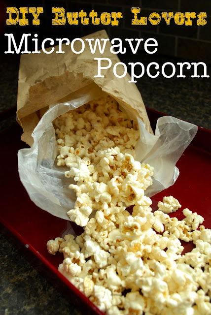 Homemade Microwave Popcorn 