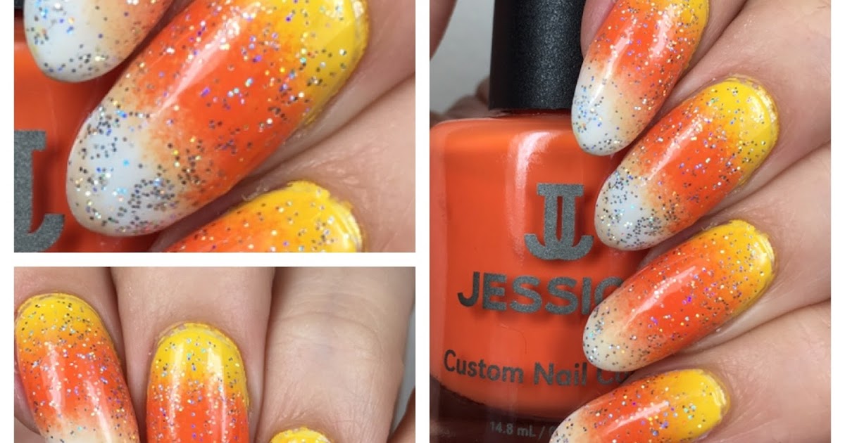 1. Candy Corn Nails: 10 Sweet and Spooky Designs for Halloween - wide 1