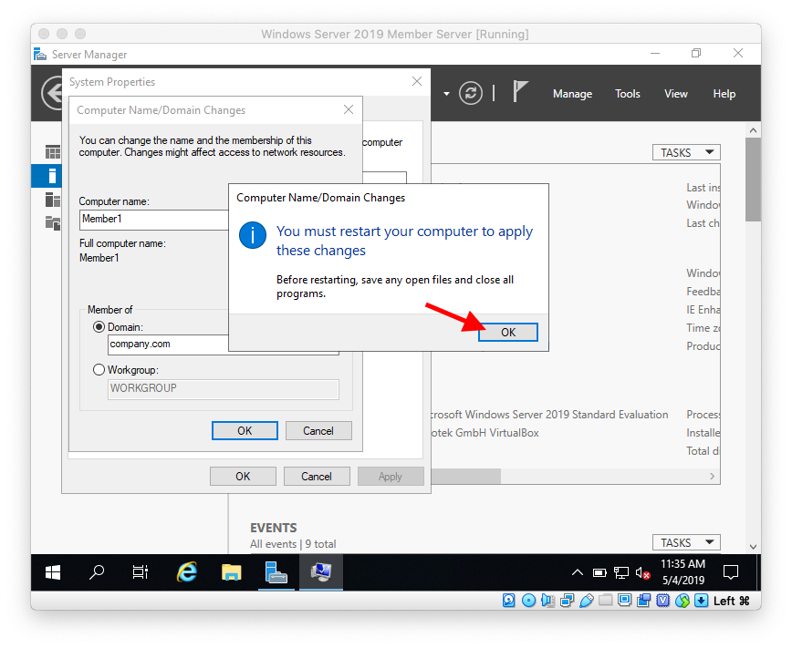 Joining a Windows 10 Computer or Windows Server 2019 Server To an