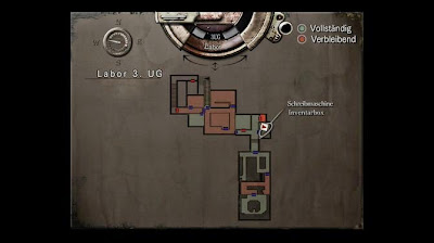 Location Map, Laboratory 3.UG, Resident Evil, HD Remaster, Jill Valentine