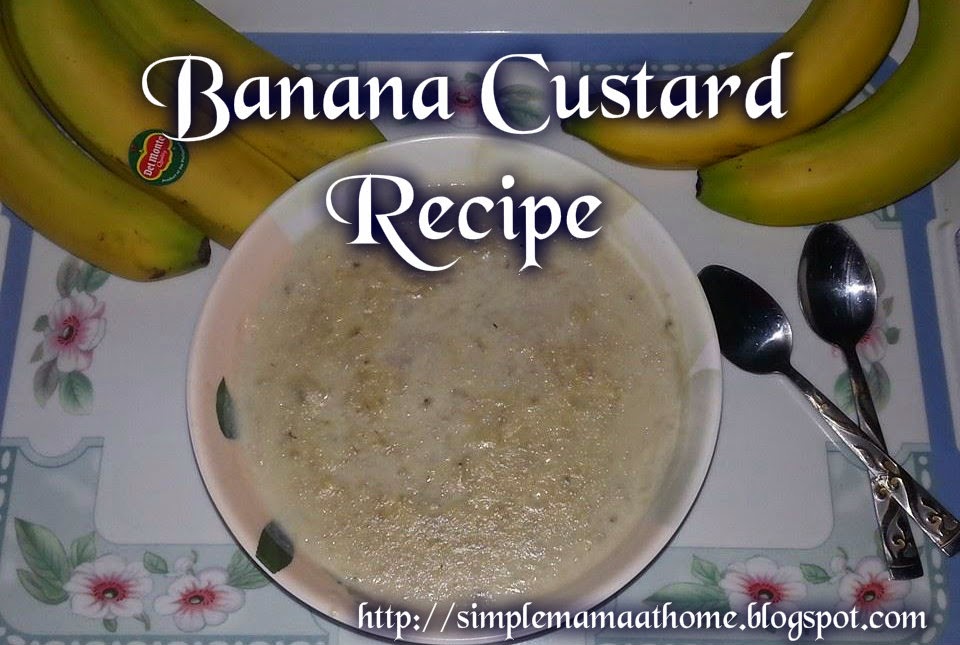Banana Custard Recipe 