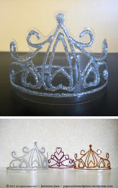 Coroa de Cristal com Garrafa PET