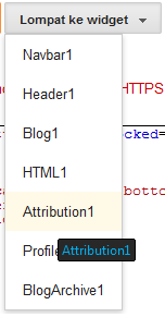 Menyembunyikan atau Menghapus Widget Atribusi Blogger Menyembunyikan atau Menghapus Widget Atribusi Blogger