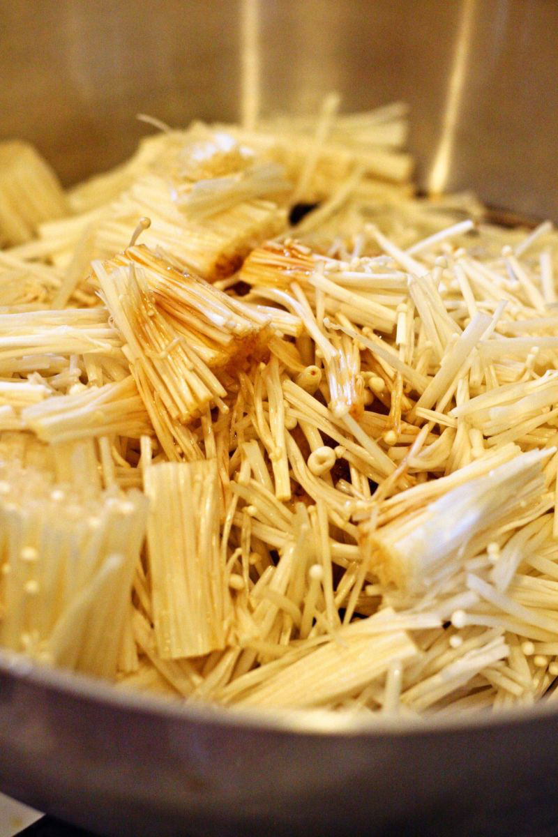 Perfectly imperfect Marinated Enoki Mushrooms, Nametake