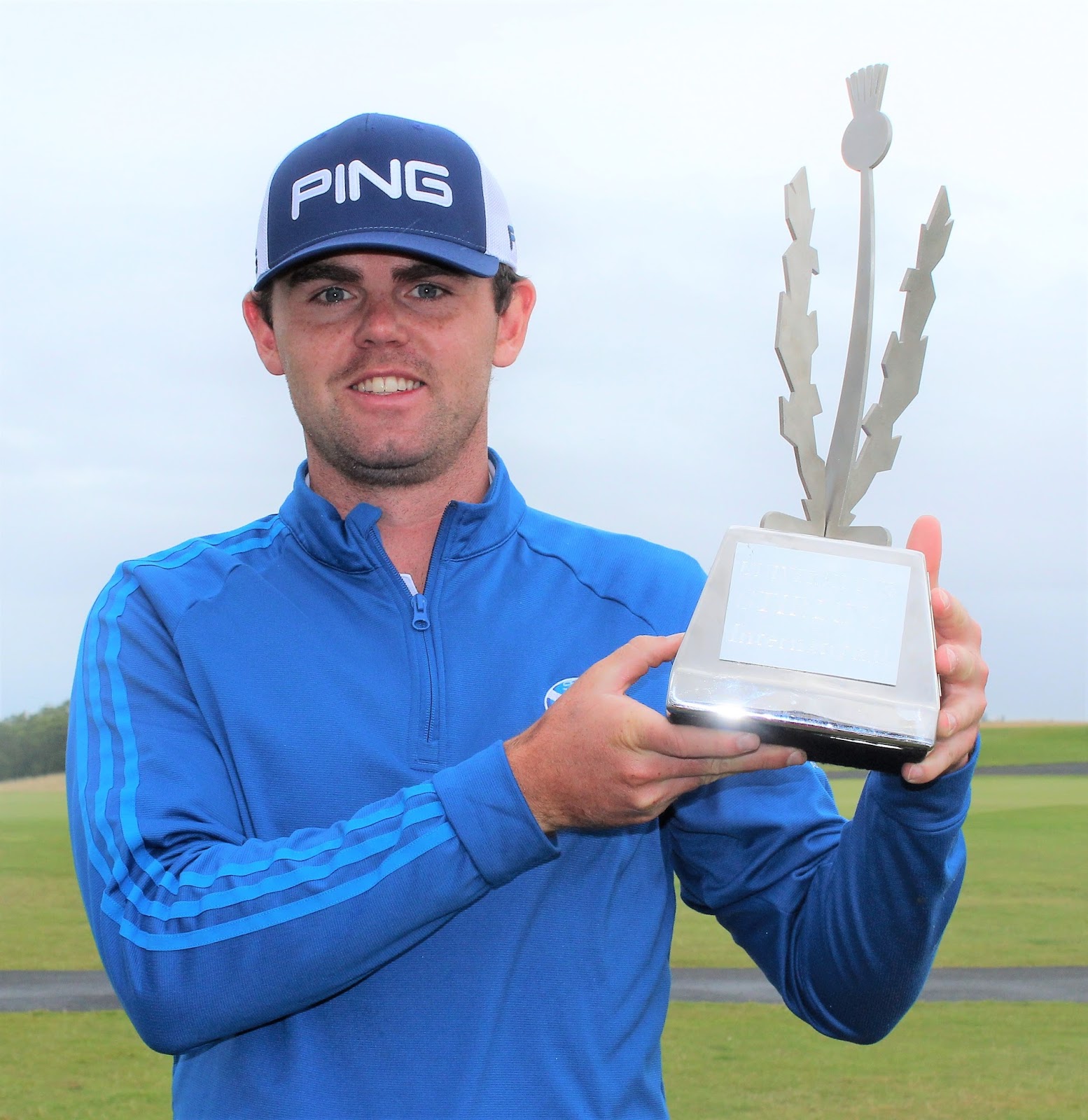 KirkwoodGolf Liam Johnston and Fern Clark top of the class in Stirling