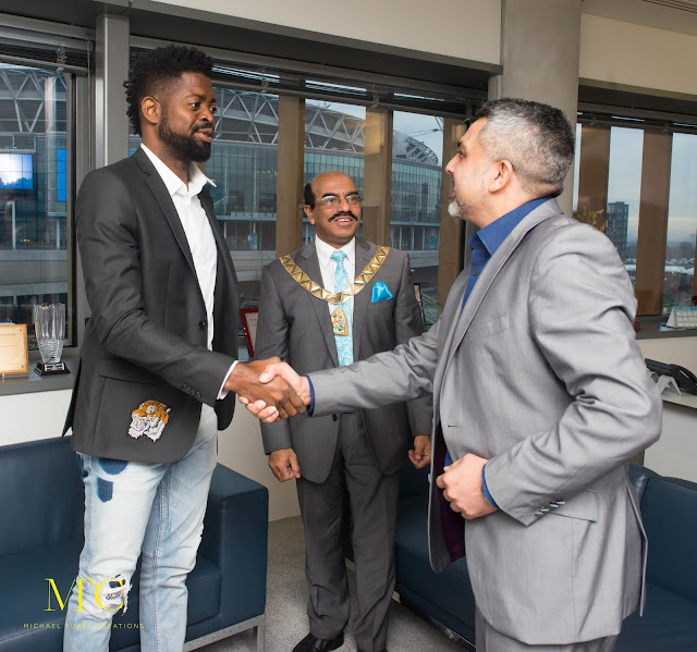 BasketMouth meets with The Mayor in London