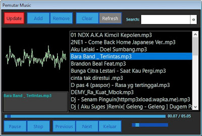 Membuat Pemutar Musik MP3 Menggunakan Visual Basic 6.0 (VB6)