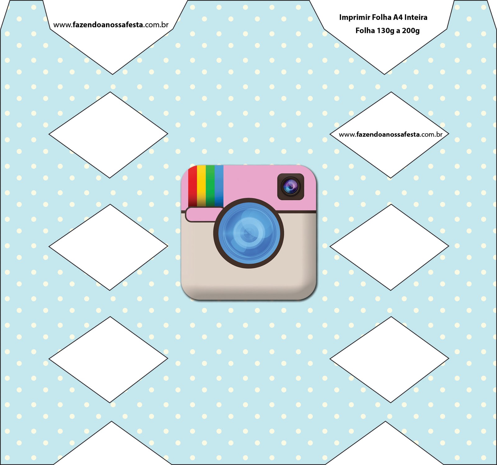 Instagram Party Free Printable Boxes Oh My Fiesta For Geeks Instagram Party Free Printable Boxes Oh My Fiesta For Geeks