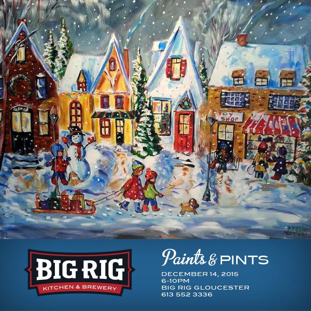 Giving Back In A BIG Way With Paints And Pints At Big Rig Brew